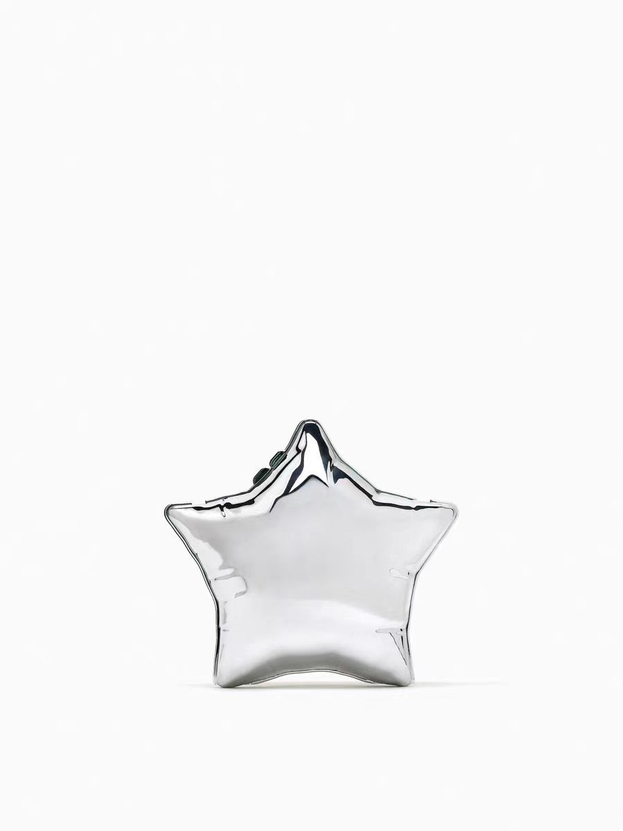 Designer Luxury Silver Metal Bag Ladies Party Clutch Bag Evening Bag Chain Purse Crossbody Bag Female Shoulder Bag Handbag