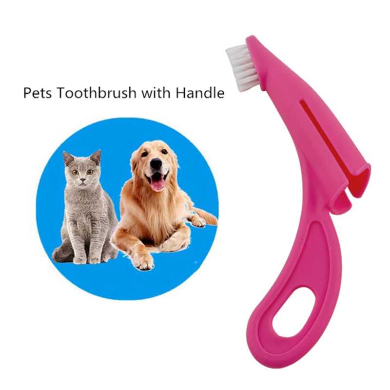 Pet Teeth Cleaning Tool New Soft Bristle Finger Gun Brush Cat Dog Universal Nylon Finger Set Toothbrush Gingiva Protection