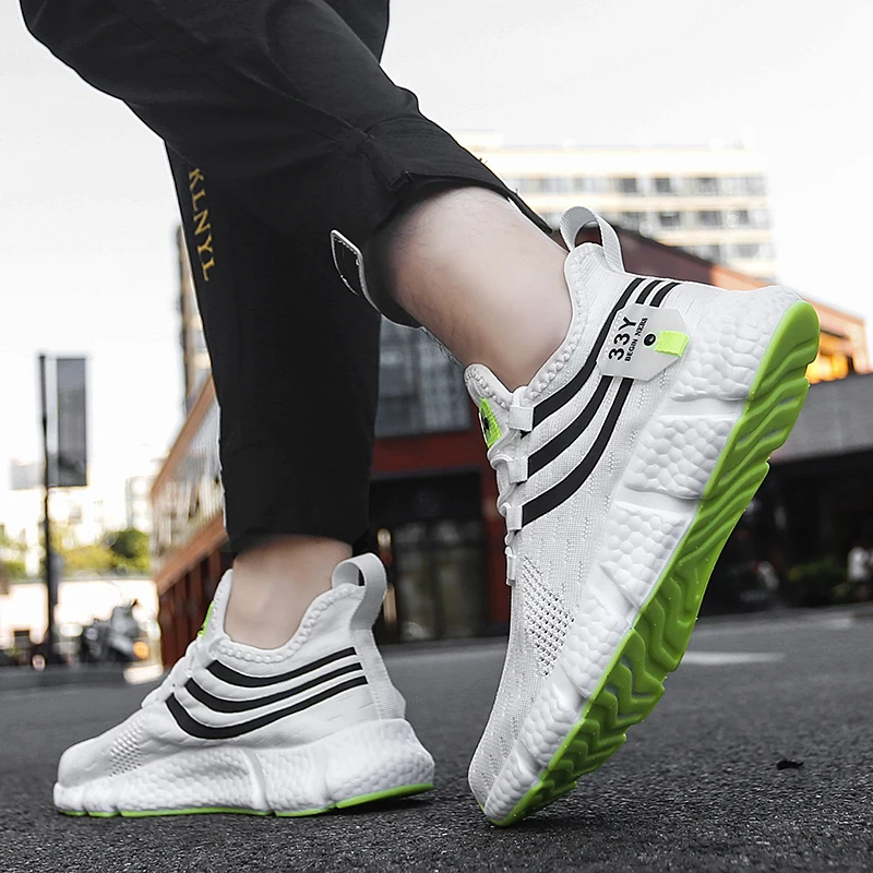 Newest Men's 2025 Sneaker new Soft Soles Sports Shoes Mesh Breathable Non-slip Running Shoes For Women Outdoor Light Couple Sneakers