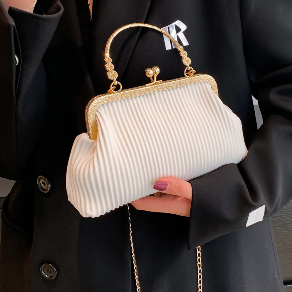 Women's Bag Luxury PU Leather Diamond Exquisite Clutch Bag Female Chain Handbag Daily Party Clutch Evening Bag Crossbody Bag