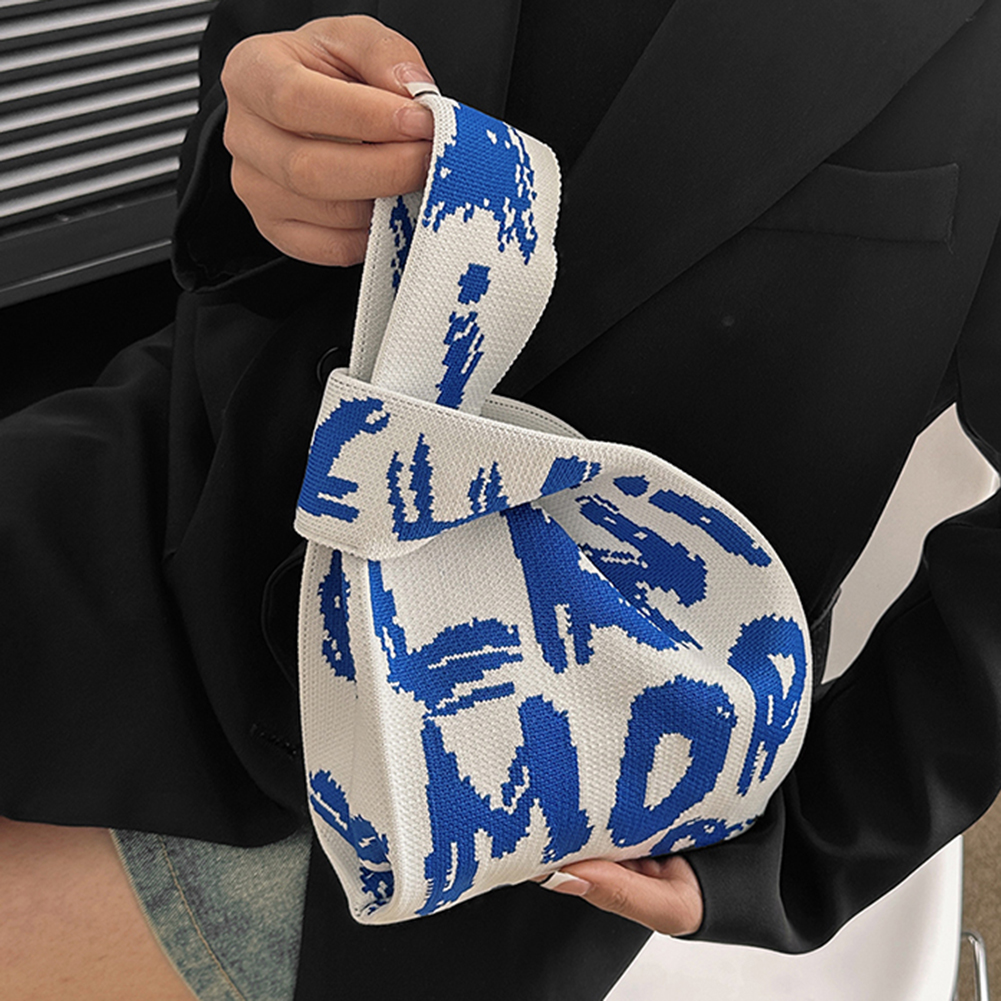 Graffiti Text Top-handle Bags Large Capacity Commute Bag Fashion Casual Simple Elegant Portable Exquisite for Weekend Vacation