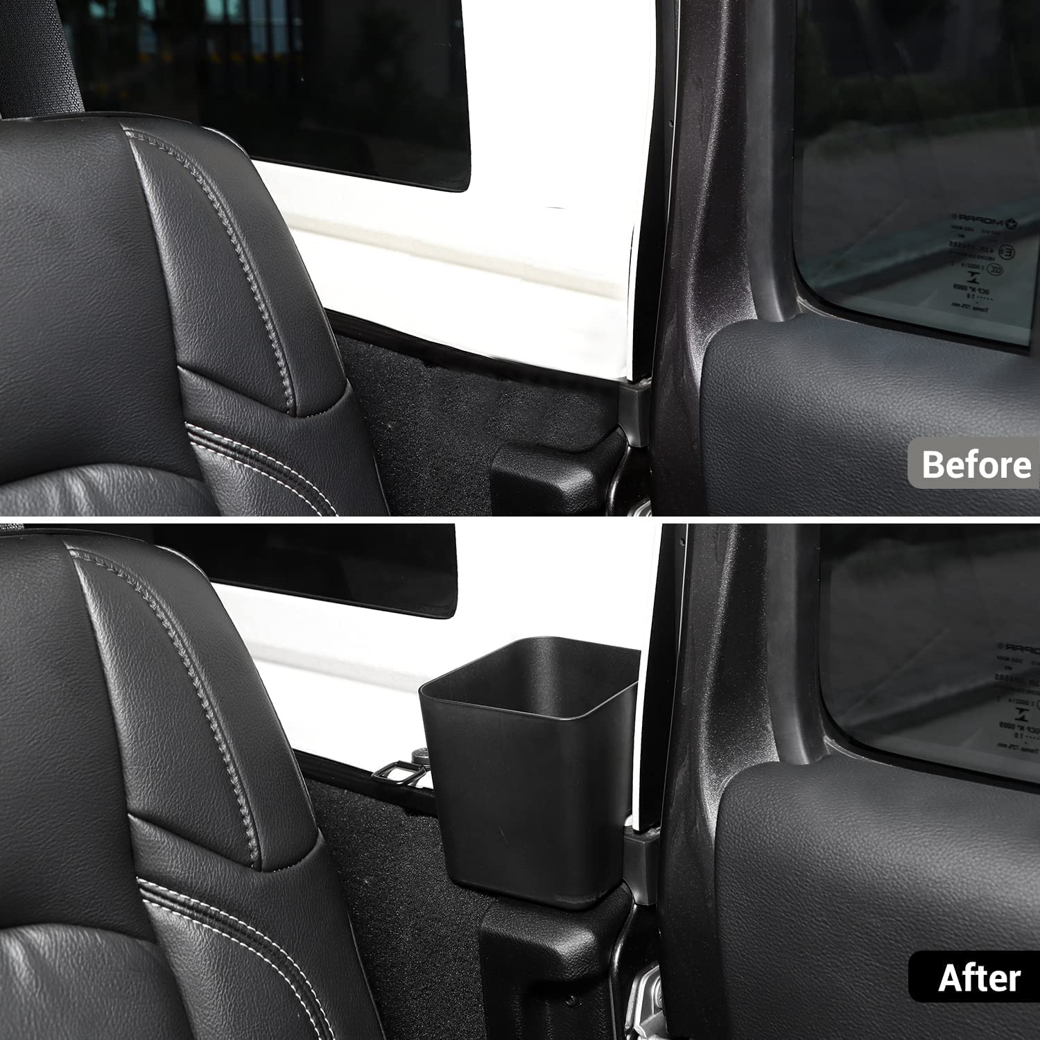 1 SET RearSeat Storage Tray Organizer Rear Seat Box Accessory For Jeep Wrangler JK JL 2007-2023+ Automotive Interior