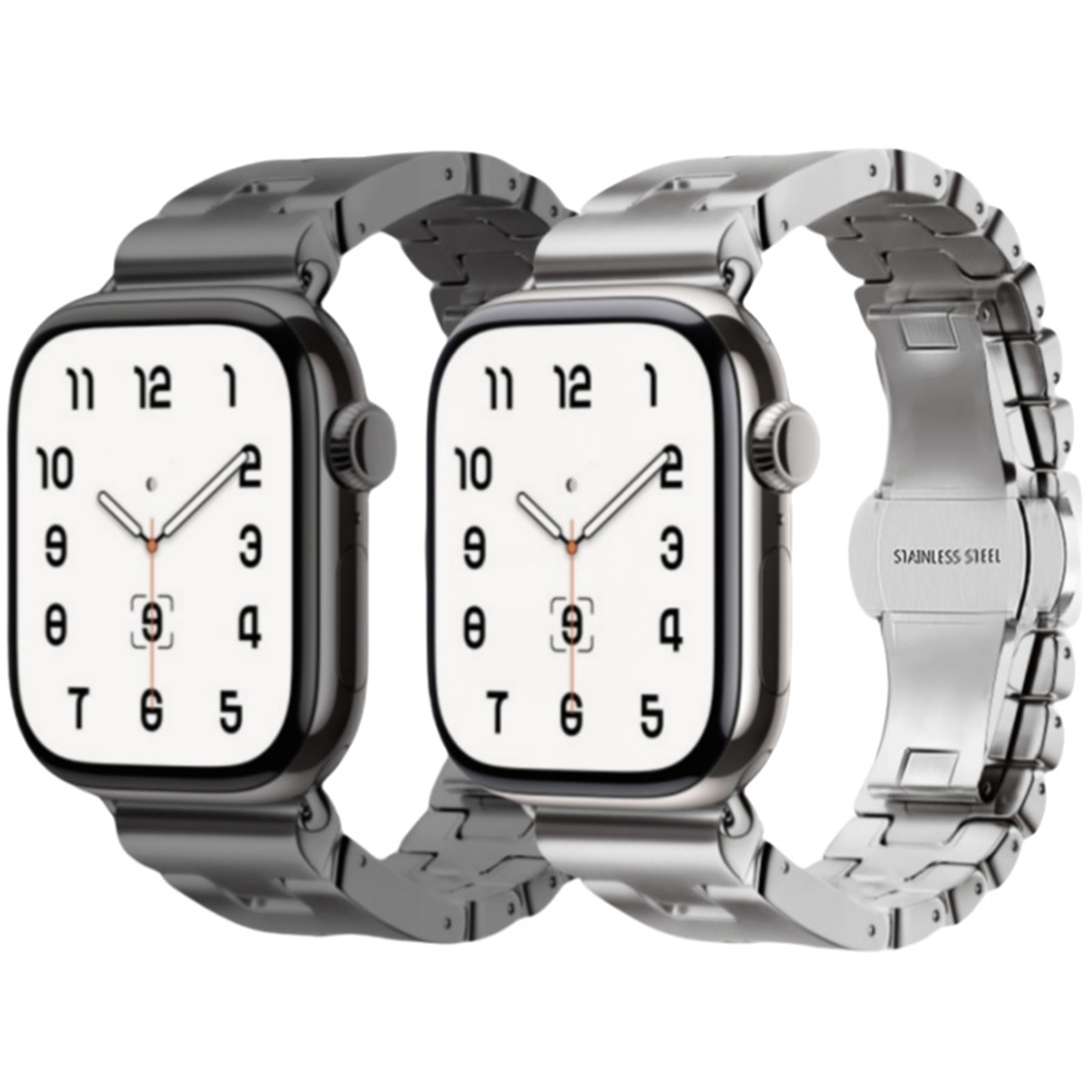 Luxury Metal Band with H Bow Buckle Watch Strap Wristband Band Bracelet Straps for Apple Watch Ultra 49mm iWatch 44/45/46mm 40/41mm