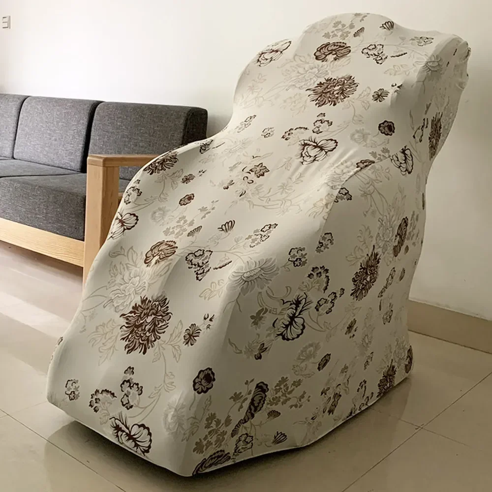 Chair Stretch Electric Massage Elastic Full Cover Home Furniture Back Backrest Massage Chair Cover Case Chair Covers Dust Covers smile