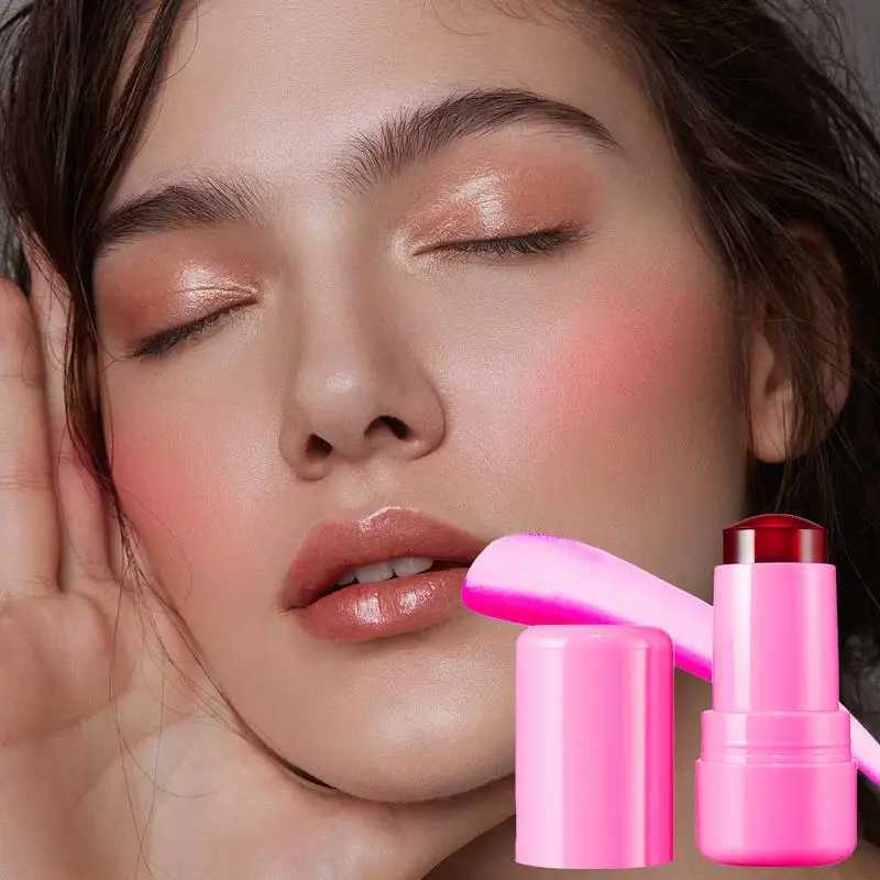 Milk Jelly Blush Stick 0.18 oz Milk Jelly tint blush Milk Cooling Jelly Tint Fruit Jelly Tint Stick Cheek Tint Buildable MakeupXJ241111