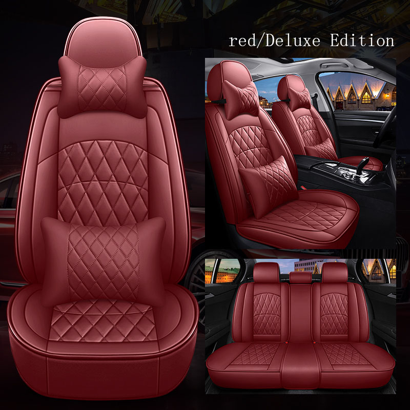 Universal Car Seat Covers for NISSAN Qashqai Juke Leaf Armada Altima Cube Dualis Tiida Bluebird Rogue Sport Car Accessories