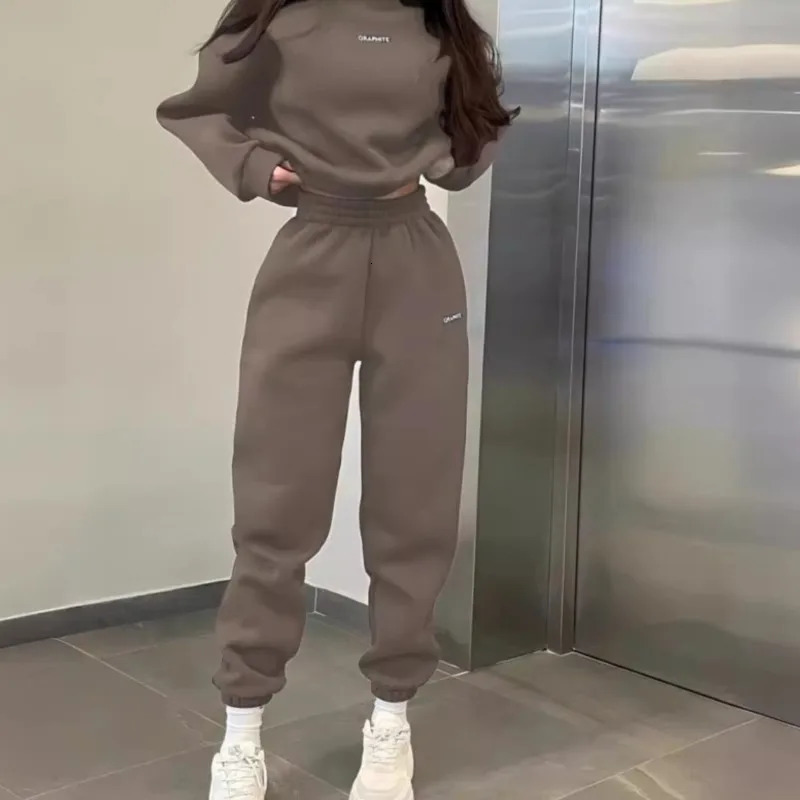 Hoodies And Pants Hoodies Set Clothes Women Two Pieces Sweatshirts trousers sets for women 2 pieces Woman clothing Outfits 241111