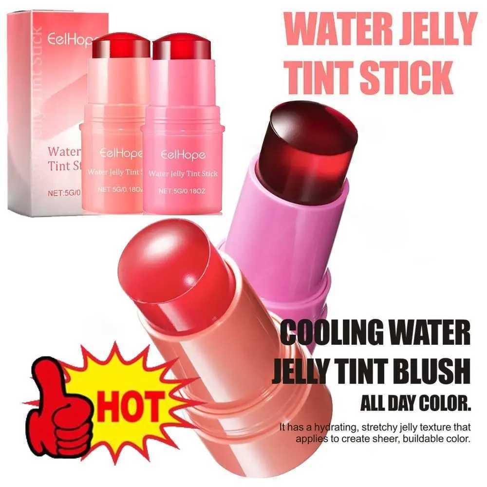 EELHOE 3in1 Cheek Lip Tinted Moistured Blush Stick Eyes Cheek Lip Brighten Cream Water Jelly Tint Stick Matte Contour MakeupXJ241111XJ241111