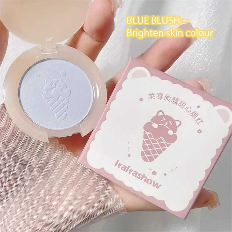 Monochrome Blush Face Mineral Pigment Peach Orange Nude Pink Blue Matte Natural Blush Contour Shadow Cheek Blusher CosmeticXJ241111