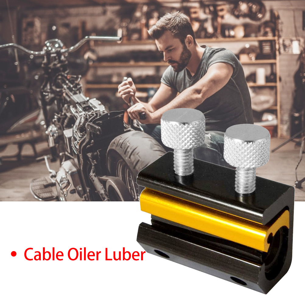 Dual Cable Lube Luber Lubricator Clutch Throttle Line Oiler Motorcycle Lubricant Throttle Line Oiler Lubricant Tool