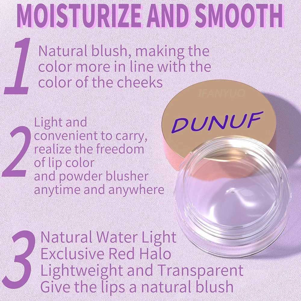 Lip Cheek Liquid Multi Balm Temperature Changing Color Glassy Blush Gel Lasting Waterproof Cheek Tint Cream Face Rouges MakeupXJ241111