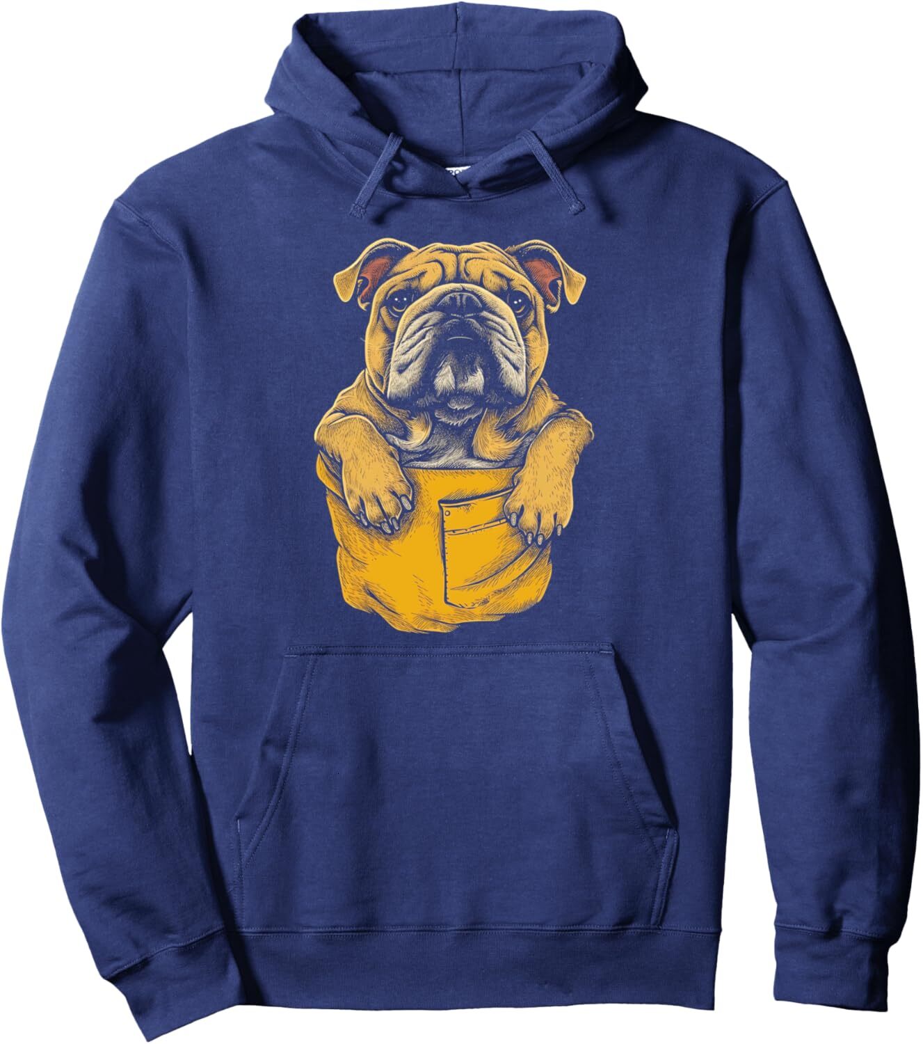 Hoodie for Mens Womens Bulldog Pocket Funny Dog Lover Puppy Gift Graphic Tees Pullover Hoodie Graphic Hoodies sweatshirt