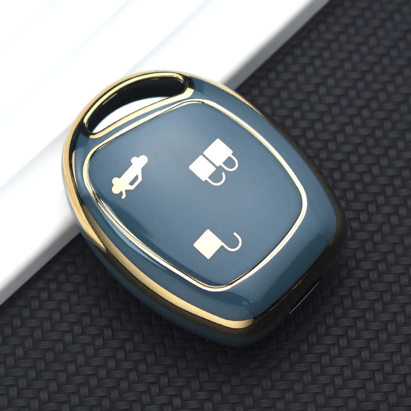 For Ford Mondeo Fiesta Focus C-Max KA GALAXY Car Styling TPU Car Key Case Cover Protector Remote Shell Fob Holder Keychain
