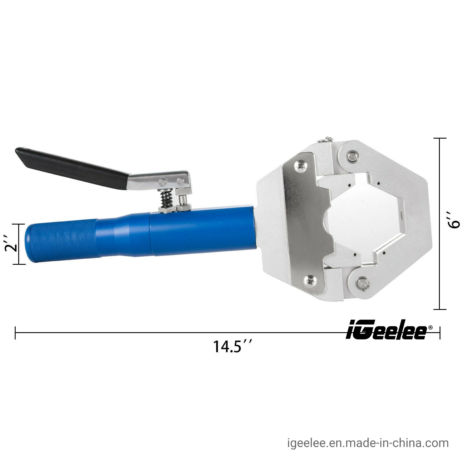 Hydraulic A/C Hose Crimper Ig-71500 Hydraulic Hydra-Crimp for Barbed and Beaded Hose Fittings