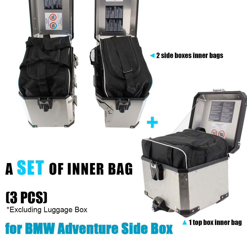 For R1200GS R1250GS Adv Black Inner R1250 gs adventure Motorcycle Lage Bags