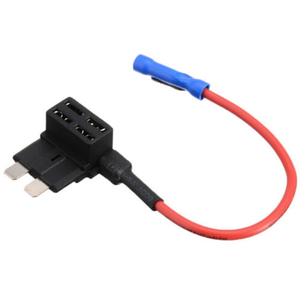10pcs 3 Types 12V Car Additional Circuit Fuse Adapter Holder With Connector & Blade For Auto Black Boxes Alarms Remote Starters
