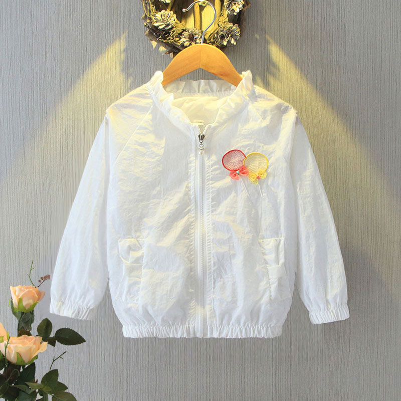 Designer Children's jacket embroidered with spring and autumn clothing 2025 new versatile top, free shipping