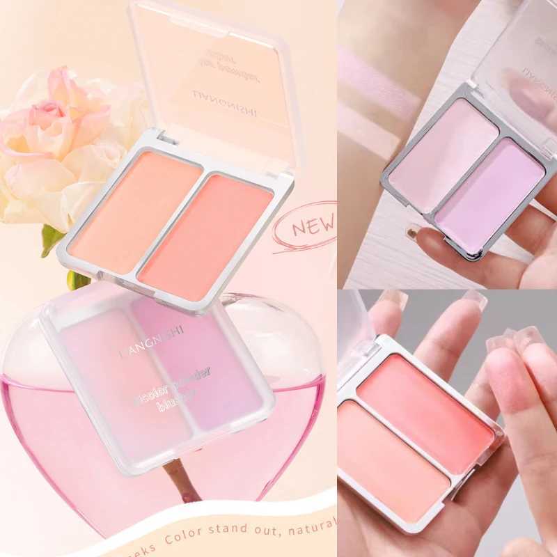 Two-tone Blush Cream Bare Makeup Matte Natural Contorting One Long Lasting Color Two-tone Blush plateXJ241111