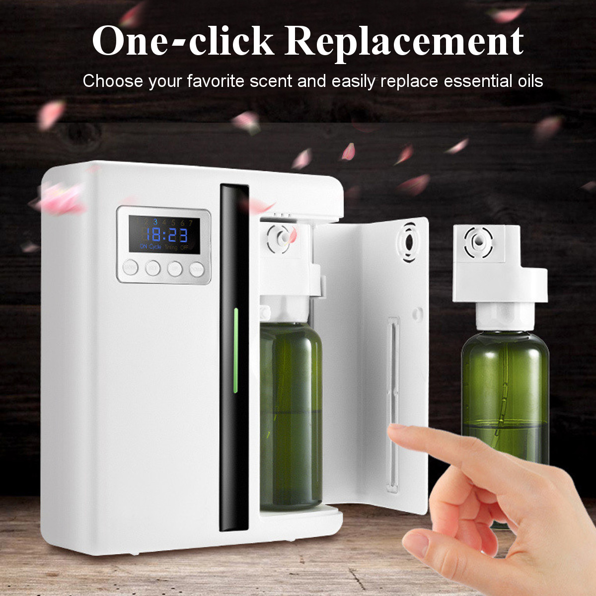 160ml Electric Oil Aroma Diffuser Fragrance Machine With Timer Scent Pure Essential Oil Diffuser Machine For Home Hotel EU plug