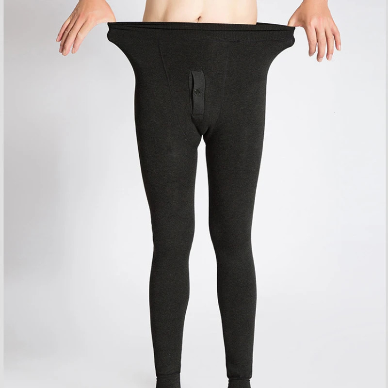 Mens Leggings Warm Thermal Pantyhose Thicken Stocking Winter Pants Plus Size Plush Stockings Elastic Underwear 241111