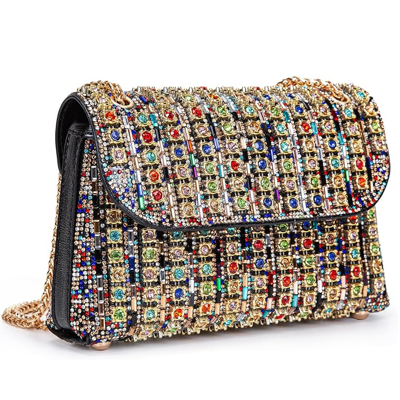 new luxury bag fashion designer bag Shoulder Bags Crossbody Bag Purses Handbags Crystals Rhinestone Evening Bag for Women Clutch Purse with Chain bag