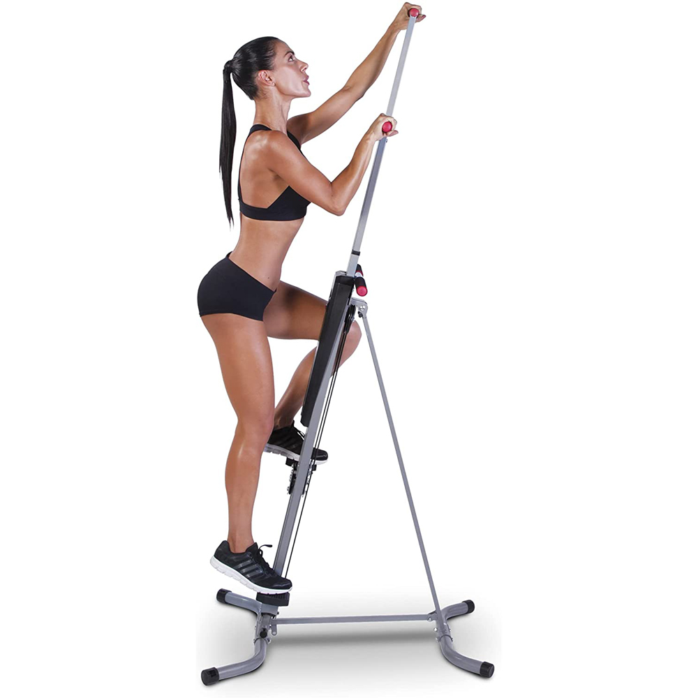 Maxi Climber Vertical Climber Combines Resistance Training and Cardio for a Full Body Workout Exercise Machine Stair Stepper
