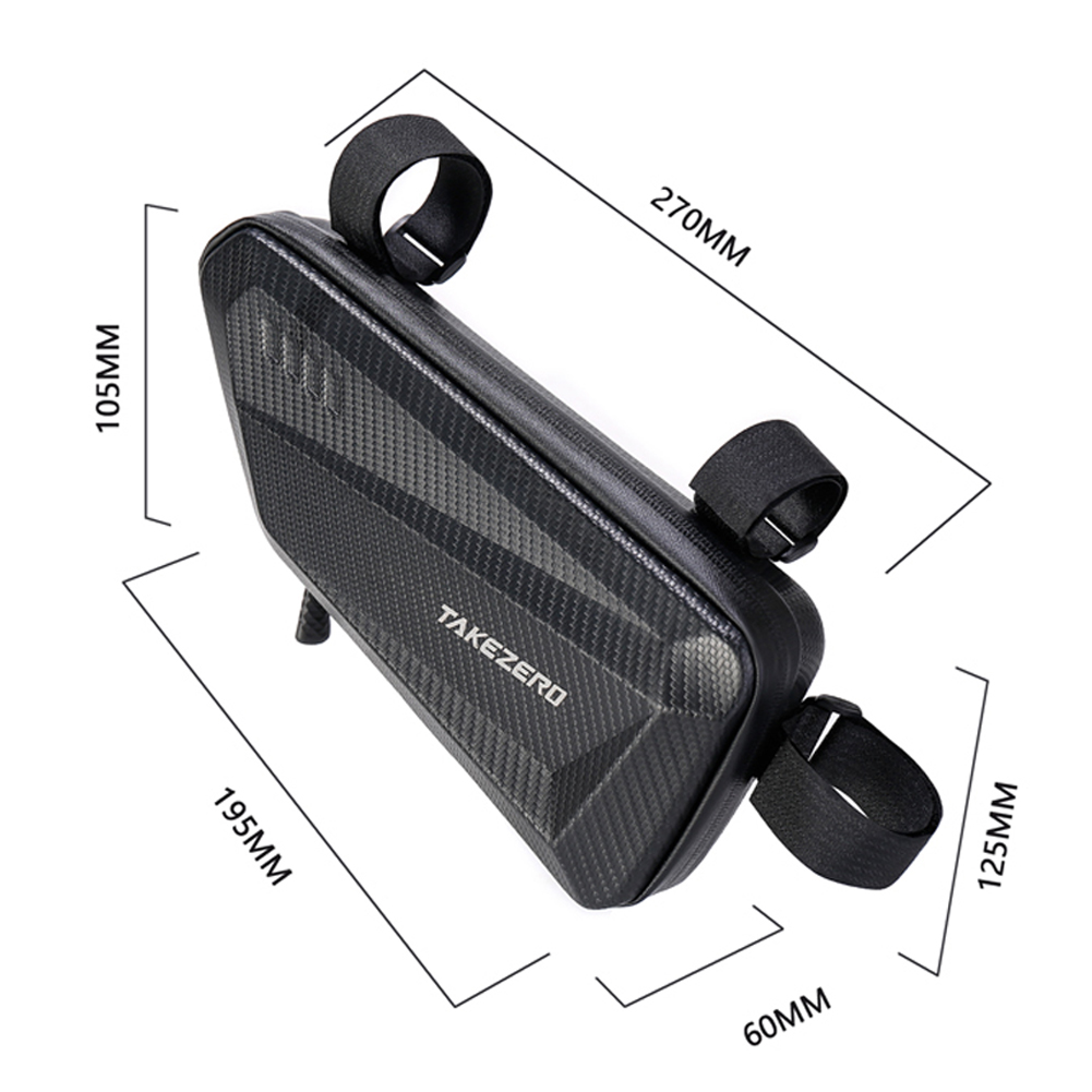 Electric Scooter Hanging Bag Waterproof Motorcycle Side Bags EVA Hard Shell Bag Mountain Bike Triangle Pouch Cycling Accessories