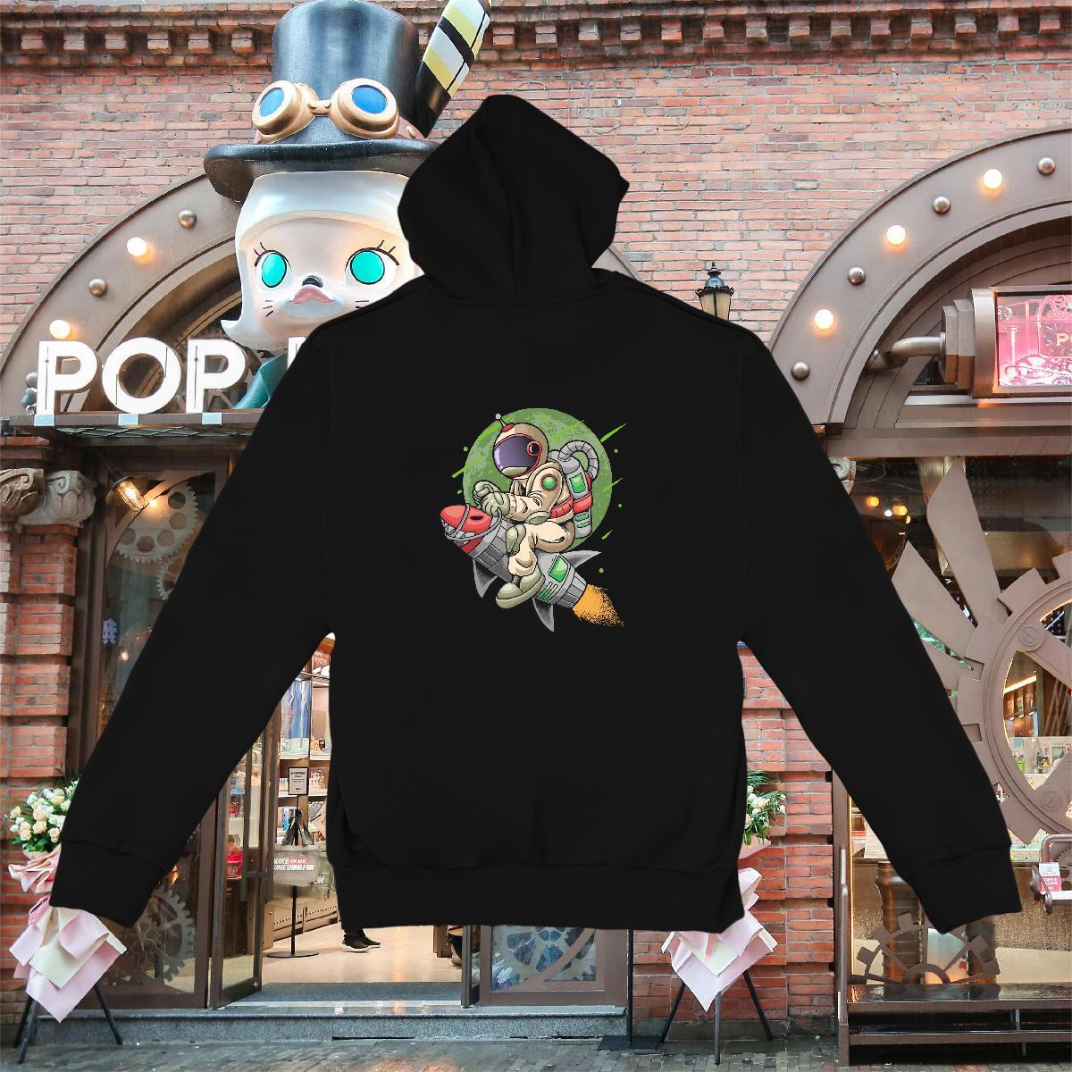 DIY Customized Hooded Sweatshirt Breathable Long Sleeve Brand Couples Hoodie Customized Print Top Pullover Hoodie Hip Hop Street Thick Plush