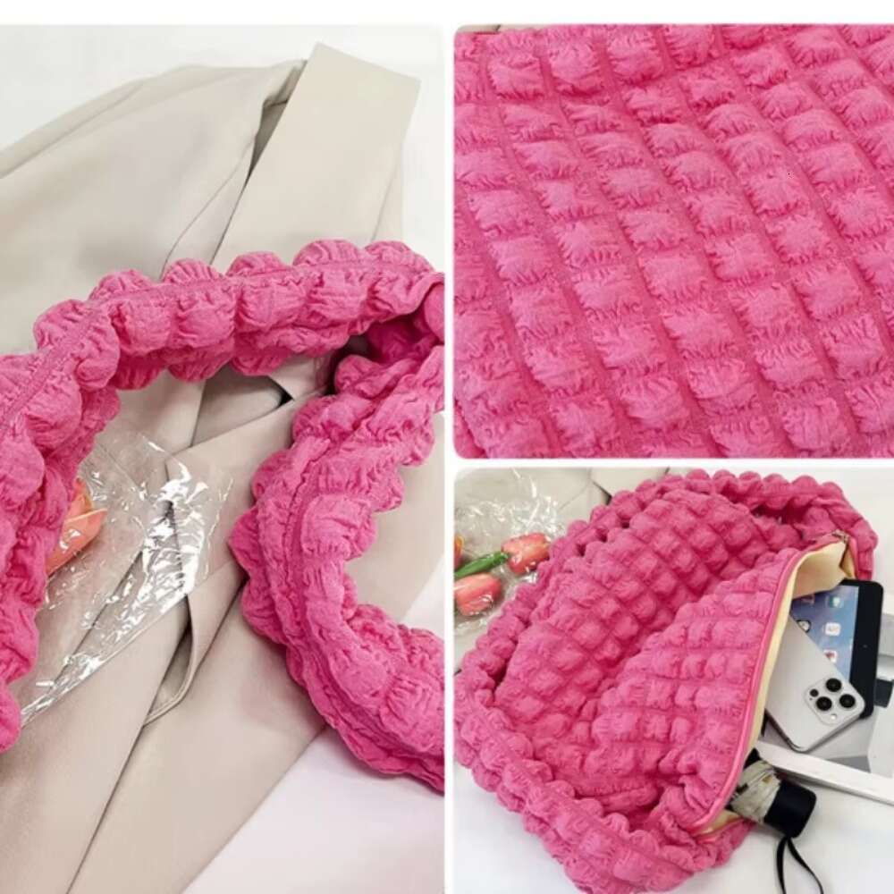 stylish embroidered plaid quilted tote spacious crossbody shoulder bag for women with unique pleats