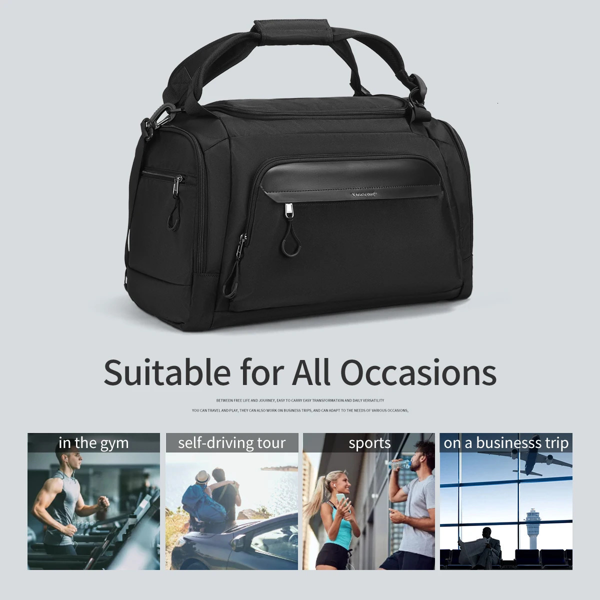 Warranty Travel Bag For Men Women 156inch Laptop 36L College Handbag Waterproof Shoulder Camera Bags 241029