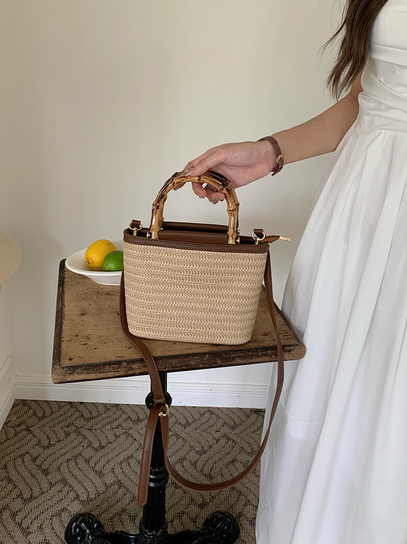 Handbags: Designer Straw Handbags Summer, Lightweight Shoulder Bag, Versatile Woven Tote for Women, Ideal Beach & Everyday Use