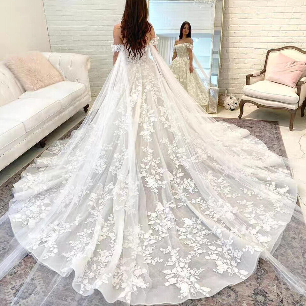 Arabic Aso Ebi Mermaid Bridal Gowns Luxurious Scoop Neck Illusion Wedding Dresses Long Sleeves Lace Appliques Peplum Ruched Vestidos De Novia