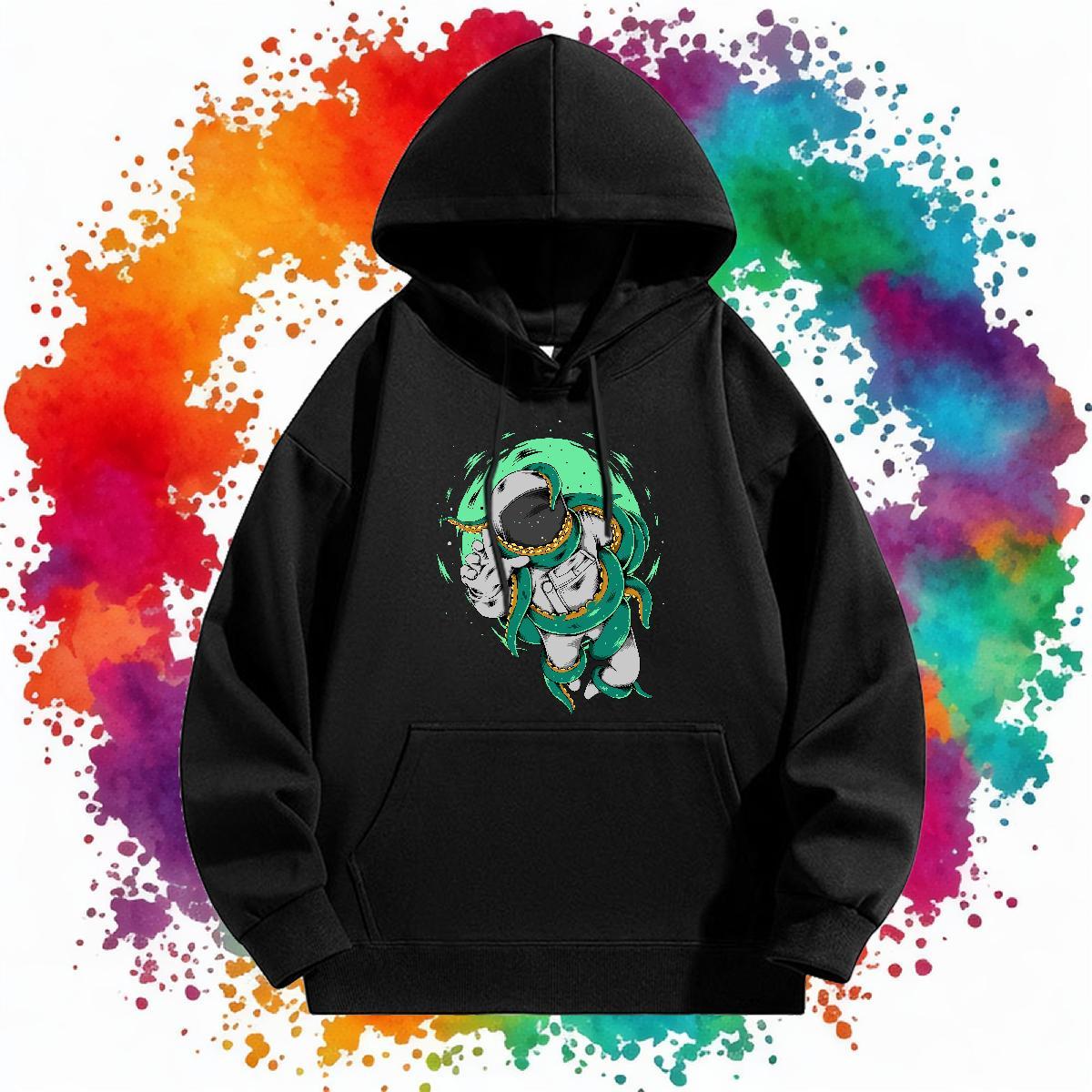 2024 Mens Hoodie Sweatshirt Hooded Collar Long Sleeves Popular Men Hoodie DIY Clothes Hoodie Casual Daily Wear Cotton 350g