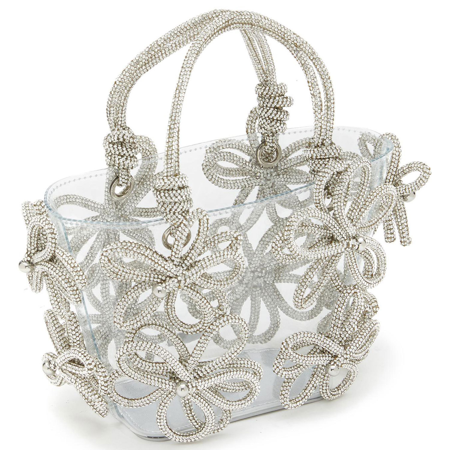 Flower Rhinestone Evening Bags For Women transparent 2023 Luxury Designer Crystal Clutch Purses Handbag Ladies Wedding Party