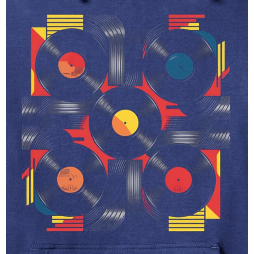 Hoodie for Mens Womens Vinyl Record Player Music Lover Retro Design Graphic Tees Pullover Hoodie Graphic Hoodies sweatshirt