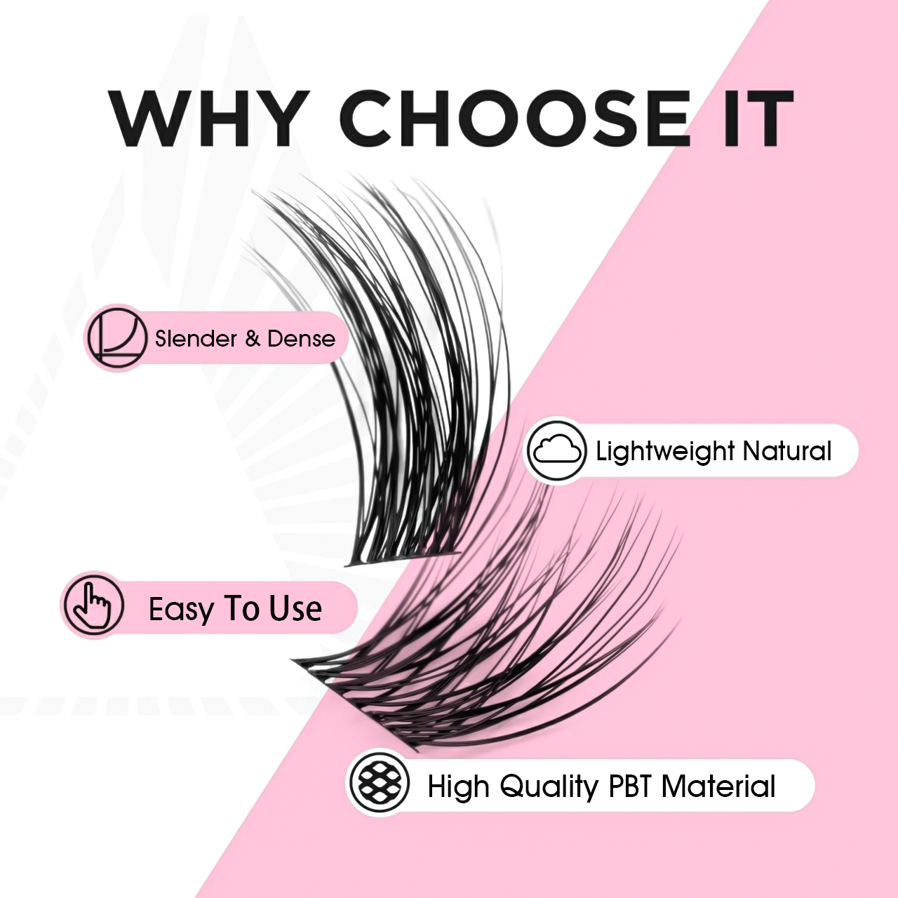 MASSCAKU 12Lines DIY Clusters Premade Fans Lashes Extensions Natural Soft 2025 Individual new Segmented Eyelashes Bundles Makeup Cilia