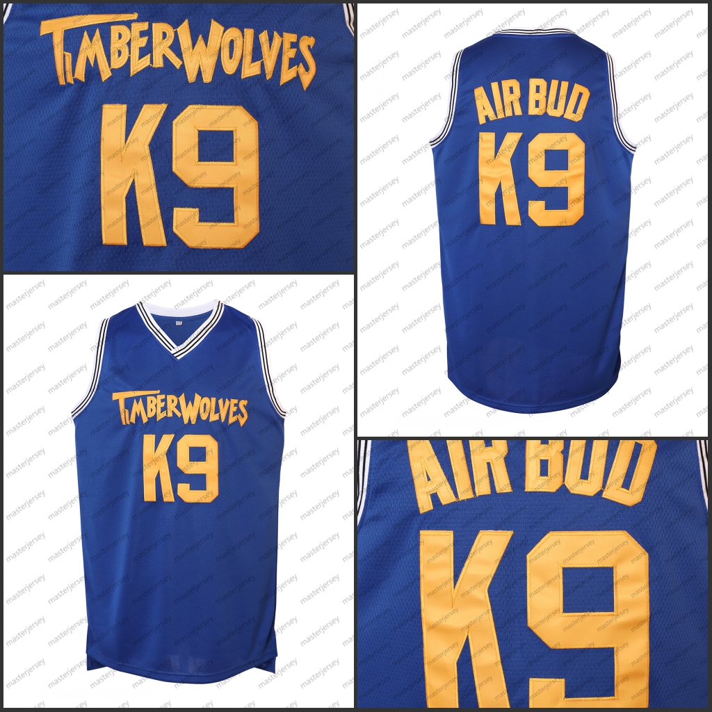 #K9 AIRBUD Men's Basketball Jersey Sweatshirt - Embroidered Movie Mesh Letters & Numbers, Crew Neck Sleeveless Training Vest, Loose Fit Athletic 