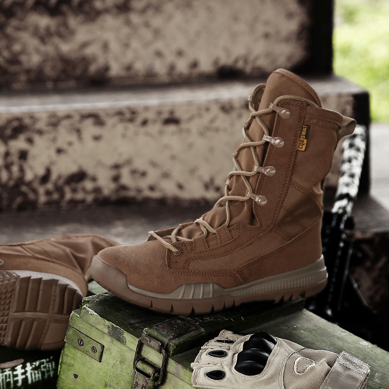 High Quality Canvas Military Boot Men Breathable Desert Shoes Male Combat Tactical Army Boots Waterproof Tacticals Ankle Botas