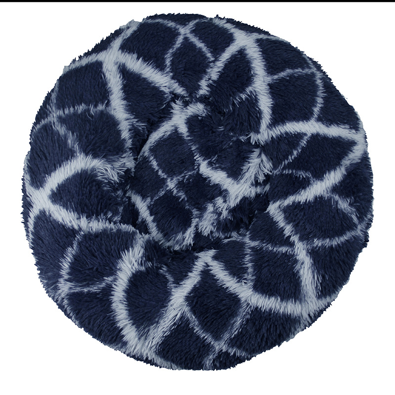 Dog kennel cat kennel plush round pet kennel dog bed winter dog mat pet bed pet supplies wholesale3