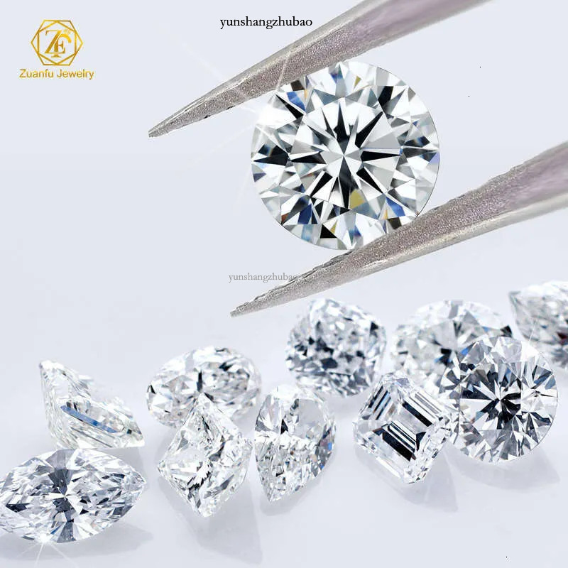 Screwback earring 3mm-10mm piercing jewelry 4 prongs set CVD HPHT lab grown stud in VVS