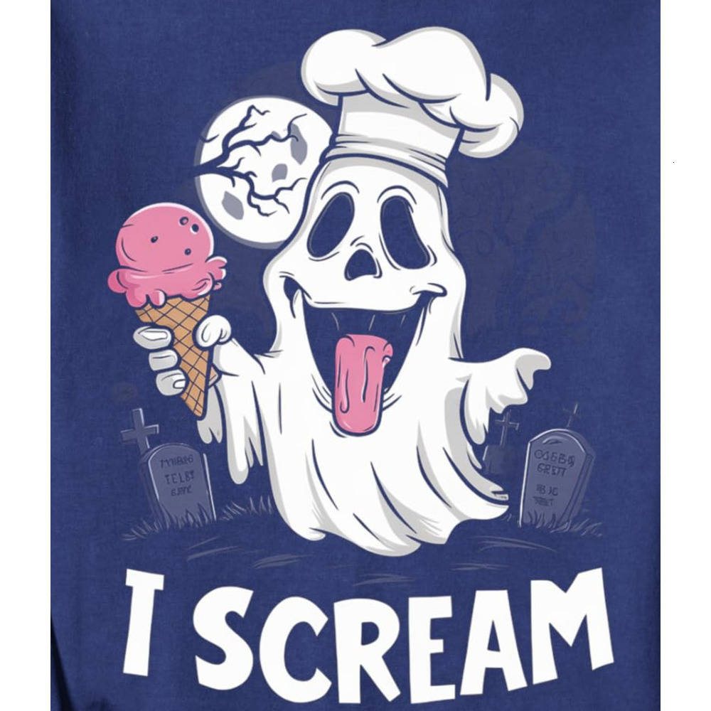 Long Sleeve Shirts for Men sweatshirt Halloween Ghost Ice Costume Boys Girls Spooky Scary Sweatshirt T shirt Tee Streetwear Casual tops clothes