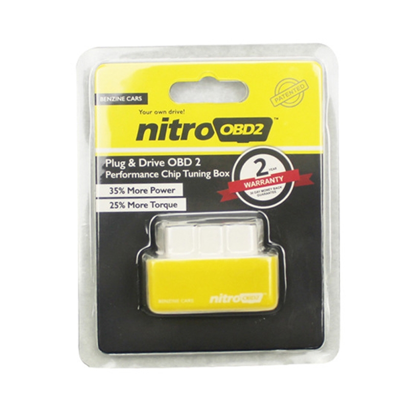 NITROOBD2 Vehicle Fuel Economizer Gas Oil Fuel Saver Tool Durable Car Economizer Tuning Box for Car P9JC