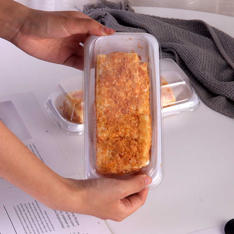 Takeout Friendly Clear Plastics - Secure Blister Trays for Snacks and Pastries
