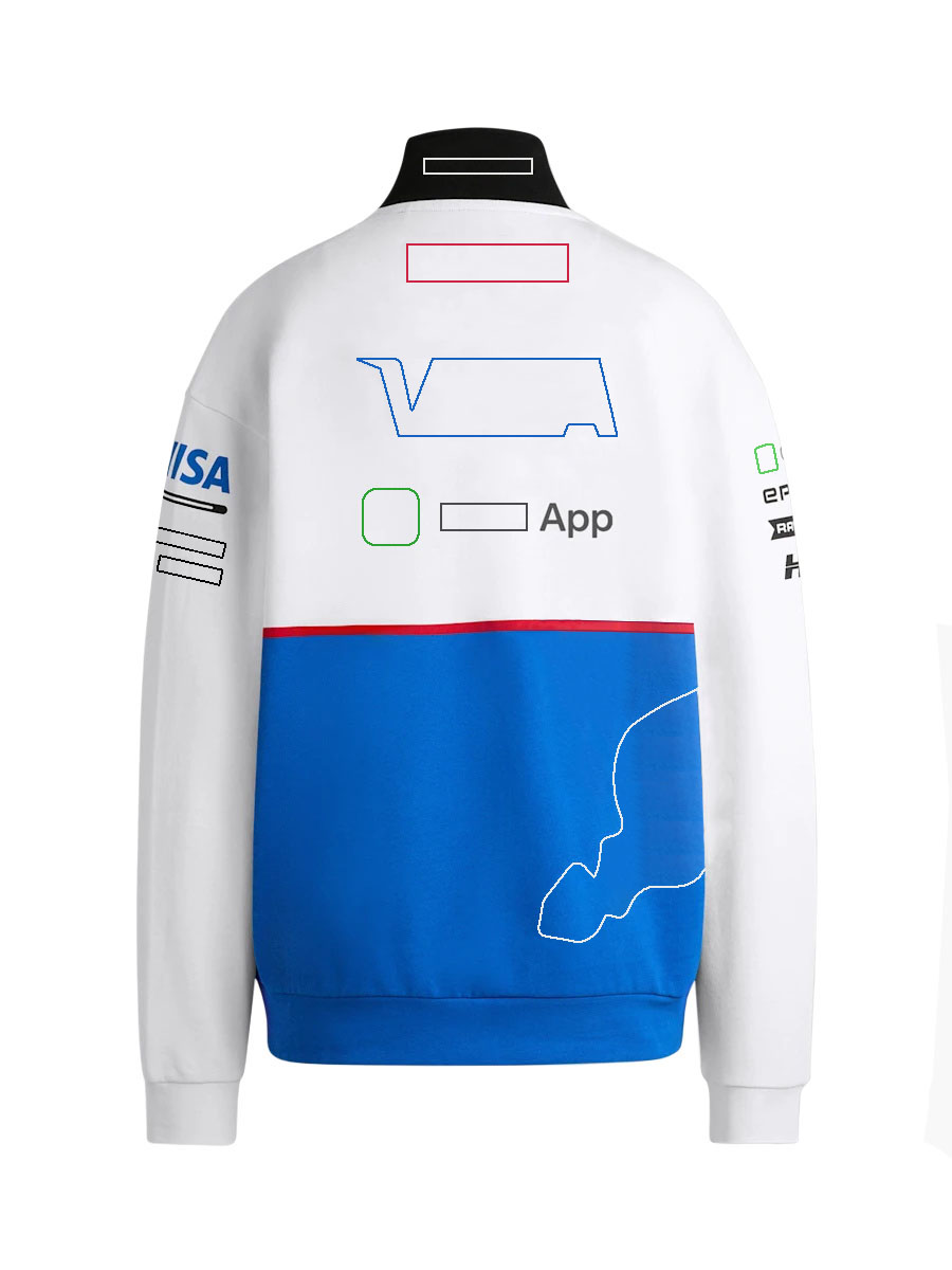 F1 for Men 2024 Formula 1 Team Full-length Zip Hoodie New Season Racing Fans Fashion Half-zip Sweatshirt Pullover Unisex free shipping