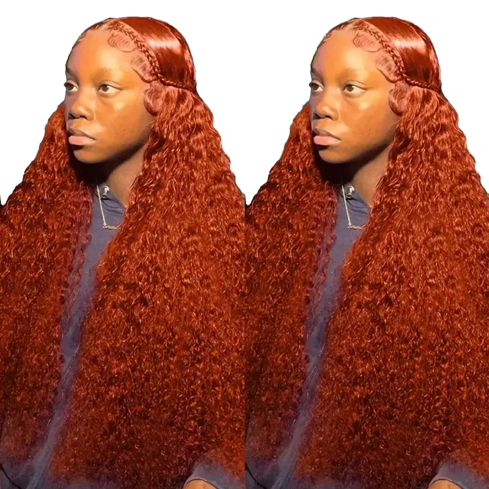 Body Wave 13x4 Frontal Wig 40 Inch Transparent Lace Front Simulation Human Hair Wigs Brazilian Black Color 250 density HD For Women Pre Plucked