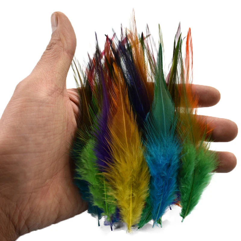 20Pcs Colored Pheasant Feathers for Crafts Jewelry Dream Catcher Natural Chicken Cock Carnival Handicraft Accessories Decoration