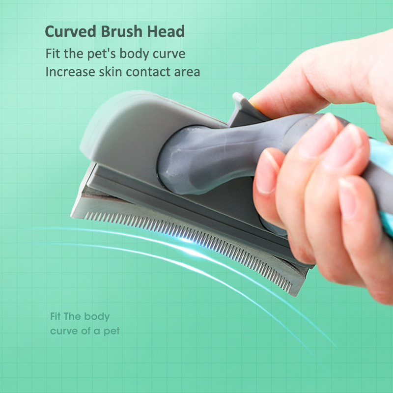 Self Cleaning Pet Remover Dog Comb Cats Dogs Grooming Shedding Brush Removal Tool for Long Short Hair Pets Supplies Free shipping