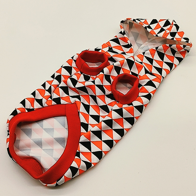 apparel fashion dog printed puppy clothes triangular metal dogs wear Free shipping