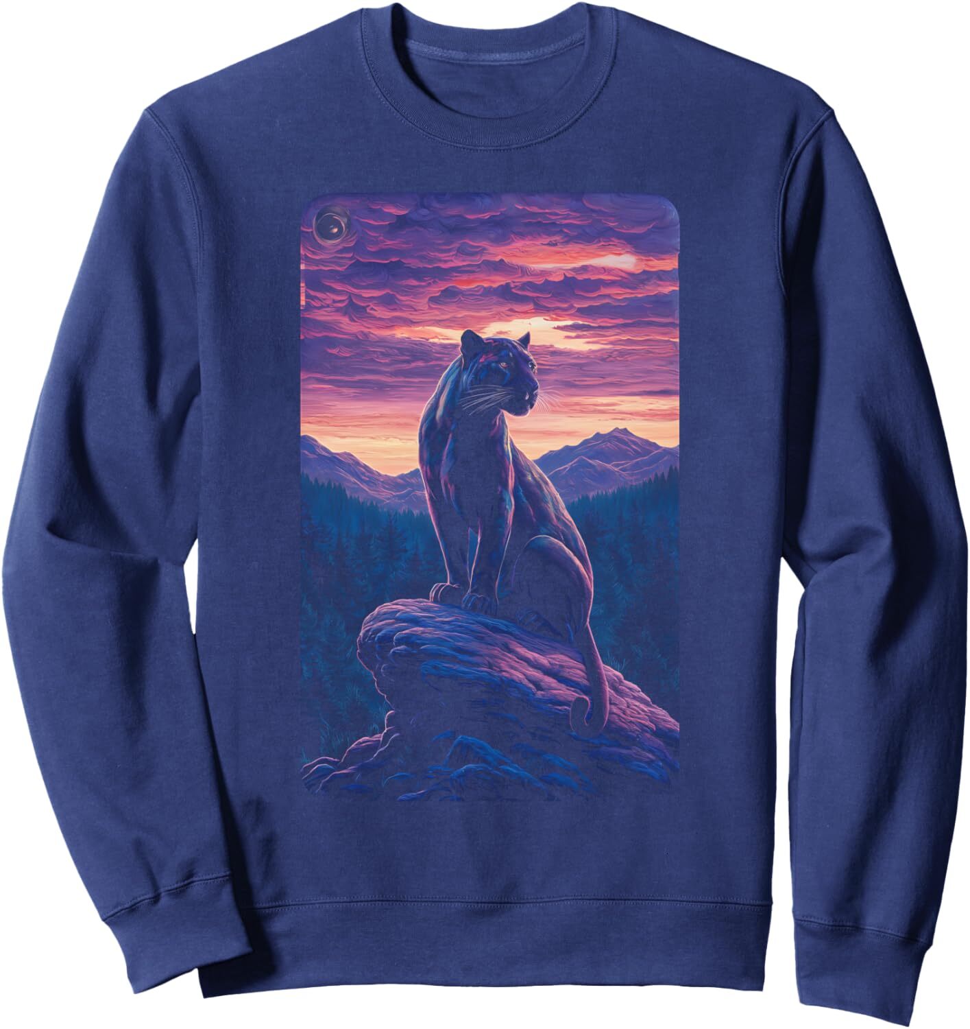 Long Sleeve Shirts for Men sweatshirt Snow Sunset Mountain Wildlife Animal Lover Art Graphic Tees Sweatshirt T shirt Tee Streetwear Casual tops clothe