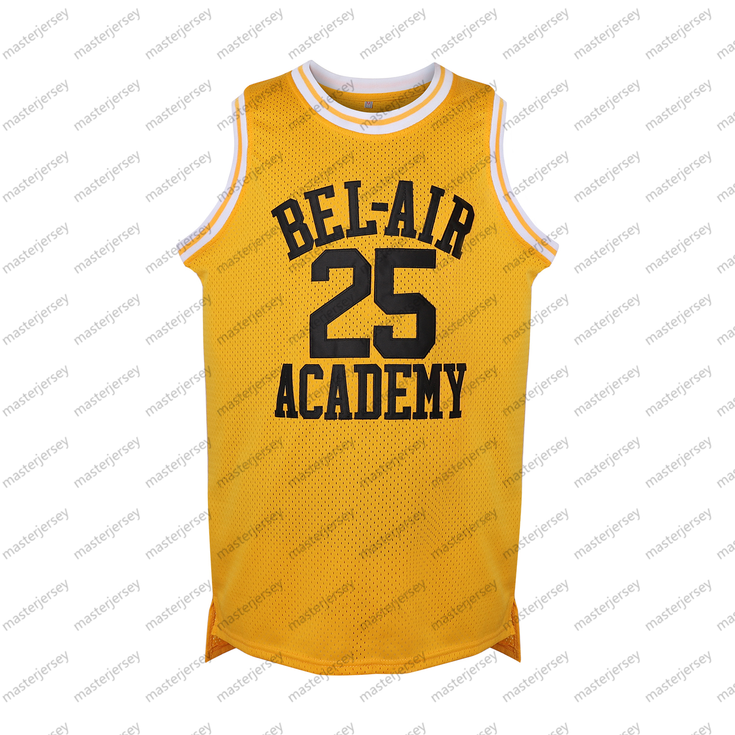 #25 BANKS Men's Basketball Jersey Sweatshirt - Embroidered Movie Mesh Letters & Numbers, Crew Neck Sleeveless Training Vest, Loose Fit Athletic T